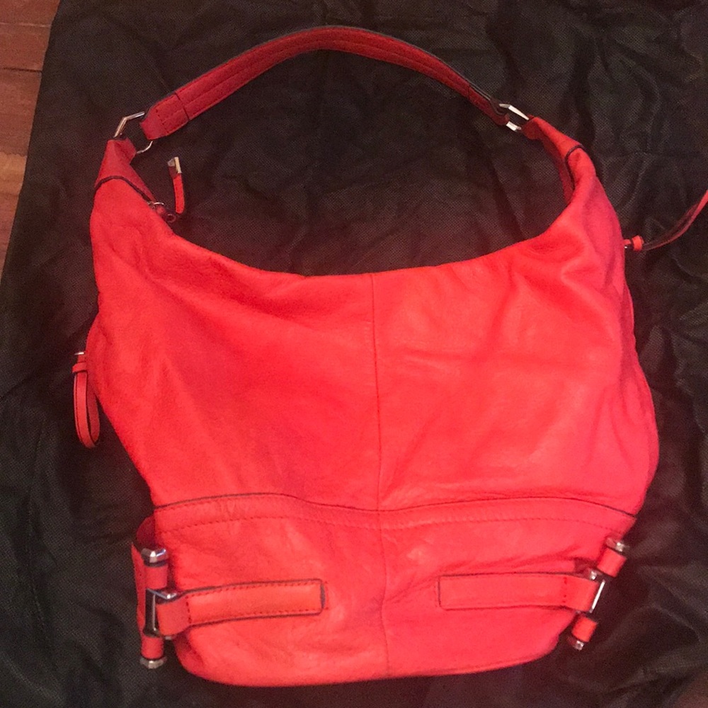 B. Makowsky leather bucket bag